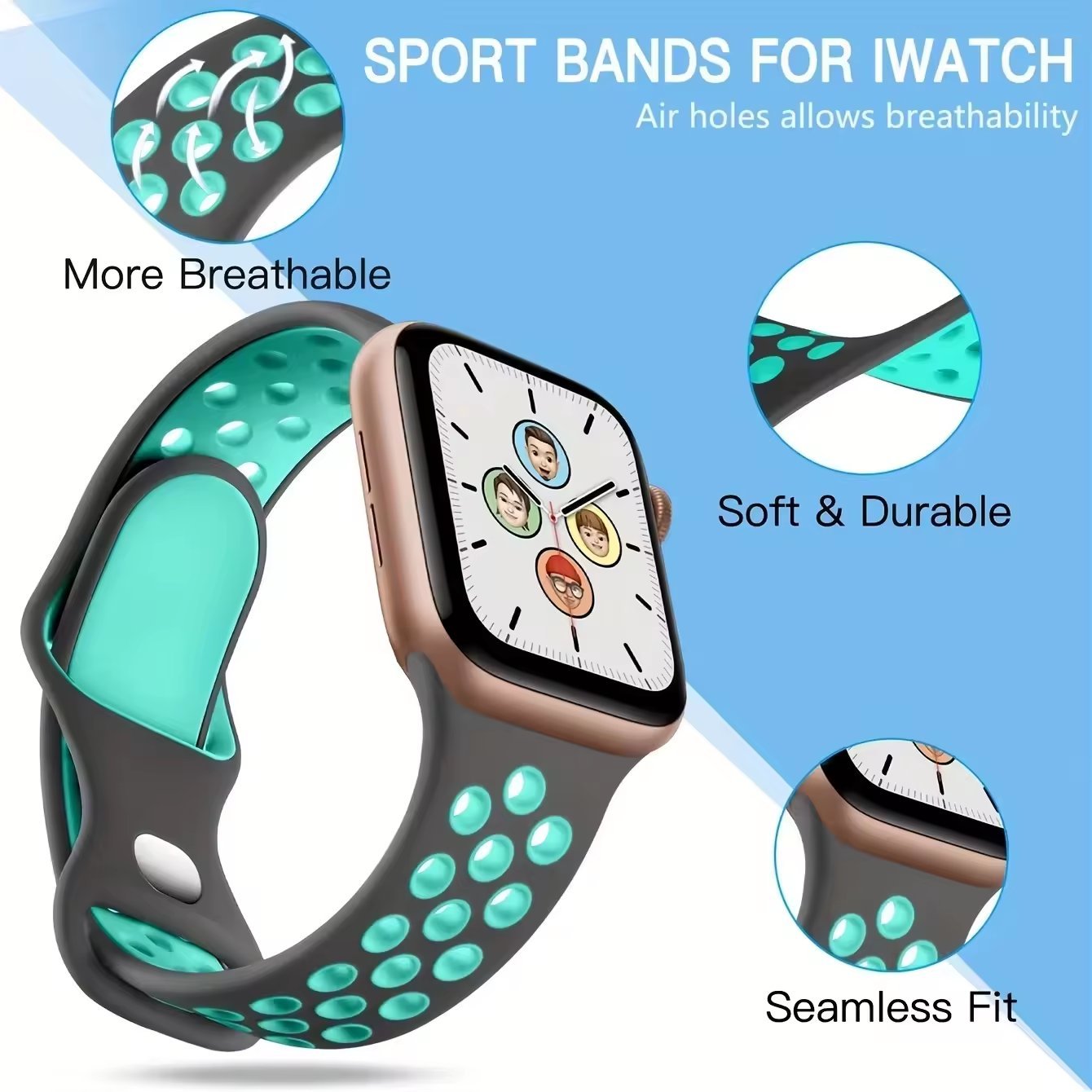 Correa de Silicona para IWatch Apple Watch